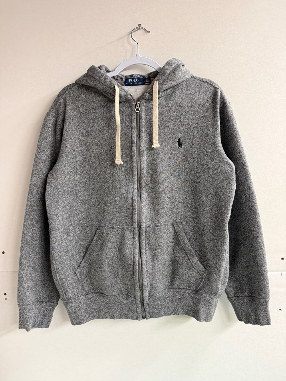 Polo by Ralph Lauren Gray Full-Zip Hooded Sweatshirt